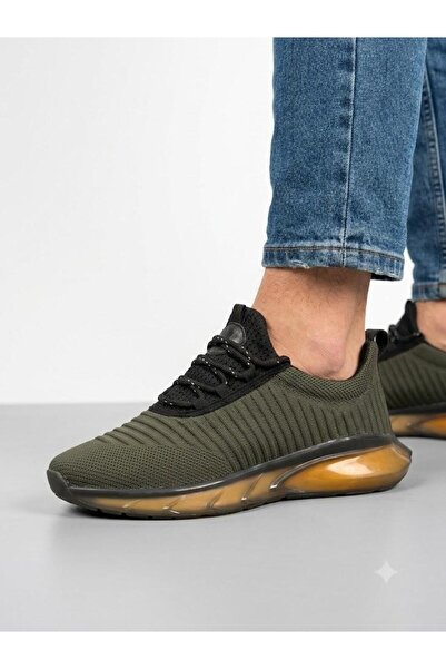Voyager Men's Green Orthopedic Imported Sole Casual Sneaker Walking Shoes