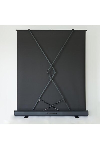 Dualtech 200x150 100" Manuel Gergili Floor Up Projeksiyon Perdesi Gain 1.8 ( 4K Ultra HD Sinema Perdesi )