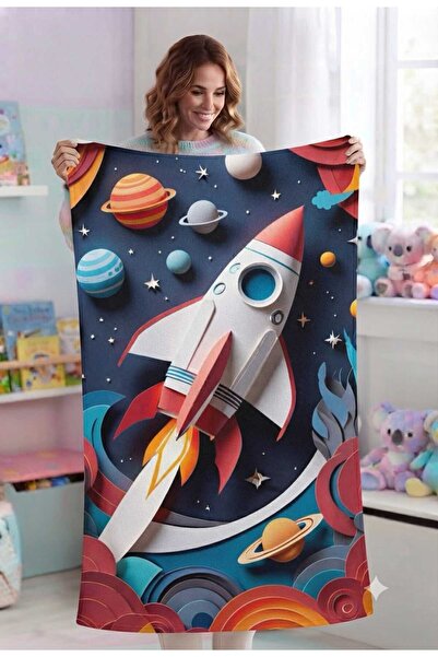 Elmas Dizayn 80X150 cm Bath Beach Boys' Baby Towel Hypoallergenic Quick Dry W...