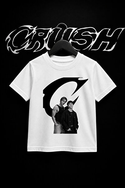 MECH BUTİK Crush Printed White T-Shirt