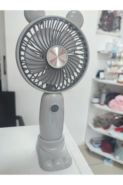 Taşınabililir Mini Usb Şarjlı 3 Kademeli El Masaüstü Vantilatör Fan Soğutucu