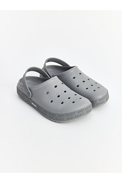 LC Waikiki Nevavm Men's Slippers with Embossed Text and Moving Stripes