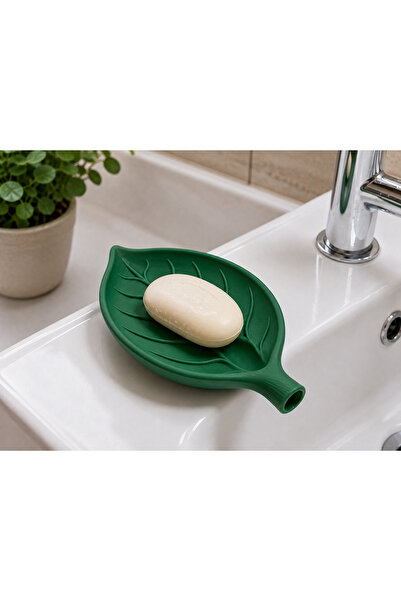 prime country Suport pentru săpun din plastic cu design de frunze – Tavă deco...