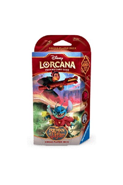 Disney Lorcana Reign of Jafar: Ruby & Steel Starter Deck