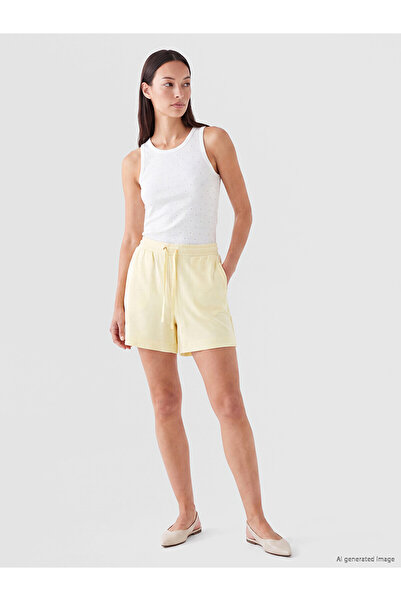 LC Waikiki Nevavm Soft Touch Women's Shorts with Elastic Waist and Difference...