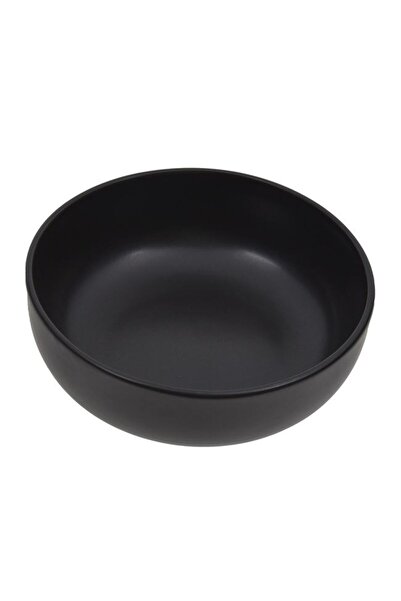 BAMI NETWORK Bol adanc ceramic negru Nordic 680ml pentru mese elegante