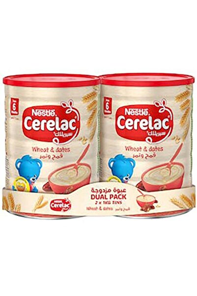 Cerelac حبوب القمح والتمر (1000 جرام * 2)