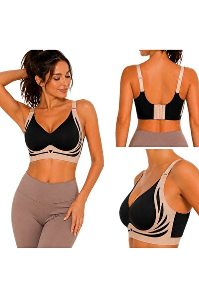 VERK Bustiera Sport Modelatoare cu Push Up, Marimea XL