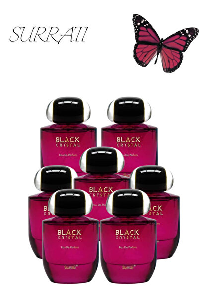 Surrati 7 قطع من العطر الكريستالي الأسود 100 مل