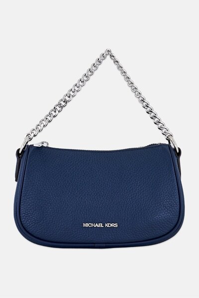 Michael Kors Women Hardware Logo Carmela Cross Body Bag, Navy