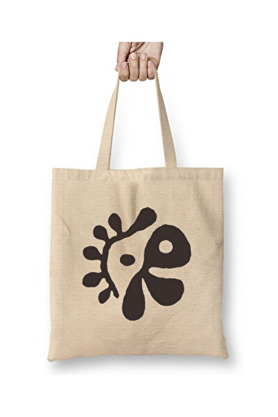 Toyaso Cortis Kpop Logo White Cloth Bag Long Handle Shopping Bag Beach Bag