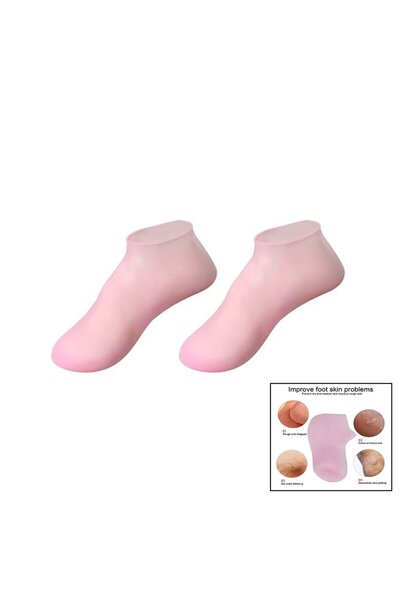 Go İthalat Silicone Socks Providing Natural Healthy Look with Moisturization ...