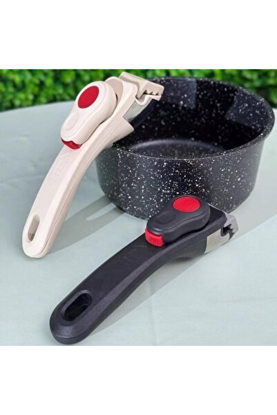 STARSTAR 2 pieces Anti-burn clip-on pan handle – smart solution for kitchen s...