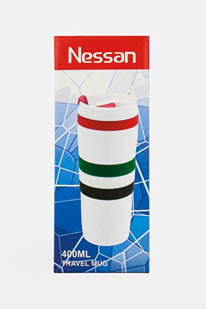 Nessan Travel Mug 400ml, White
