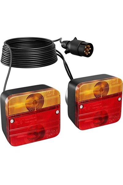 STARSTAR Trailer Light 7-Meter Cable 12V 7-Pin Taillight E-Mark Certified Car...
