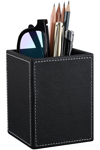 STARSTAR - Desk Pen Holder - Elegant Pen Holder - Black - Multifunctional Org...