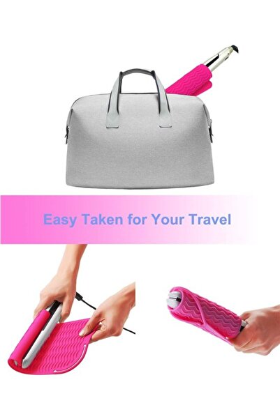 STARSTAR Heat-Resistant Silicone Mat Sleeve for Straighteners & Curling Irons...