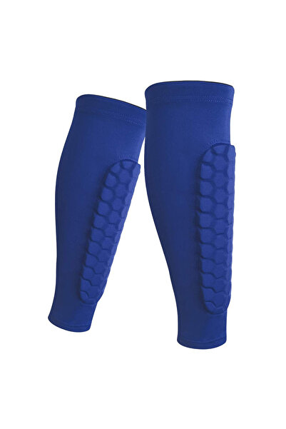 STARSTAR Blue Size M Kids Soccer Shin Guards Set, Shock-Absorbing Shin Suppor...