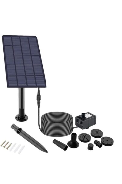 STARSTAR Solar-powered fountain pump with 5 nozzles, suitable for outdoor app...