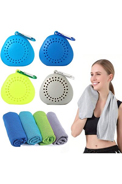 STARSTAR 4 quick - drying and cooling towels, microfiber fitness towels, 60×3...