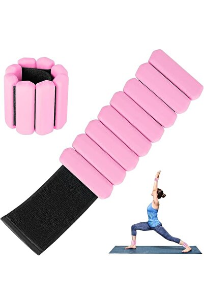 STARSTAR Two wrist-weighted ankle supports for men and women, adjustable weig...