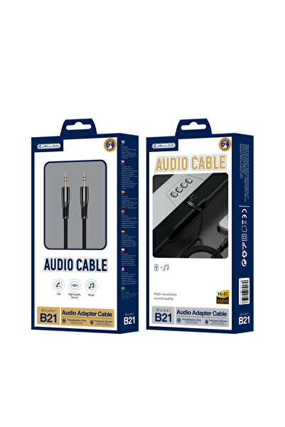 JELLICO Cablu Aux Jack 3,5 mm pentru mașină, telefon, audio stereo, durabil