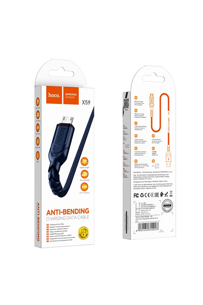 Hoco Cablu Micro USB 3.1A 1M Pentru telefoane Android LG Xiaomi Încărcare rapidă