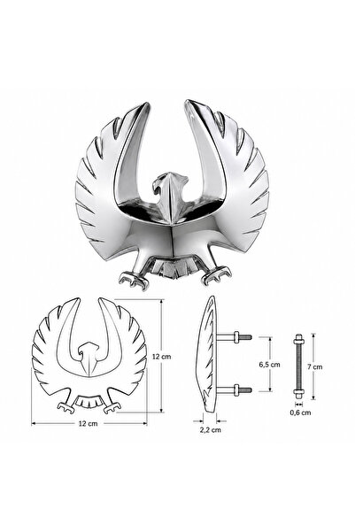 APS OTOMOTİV ETİKETÇİLERE METAL CHRYSLER KARTAL PANJUR ARMASI