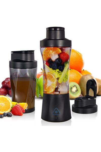 STARSTAR This personal cordless mini blender has a 24-ounce (approx, 710 ml) ...