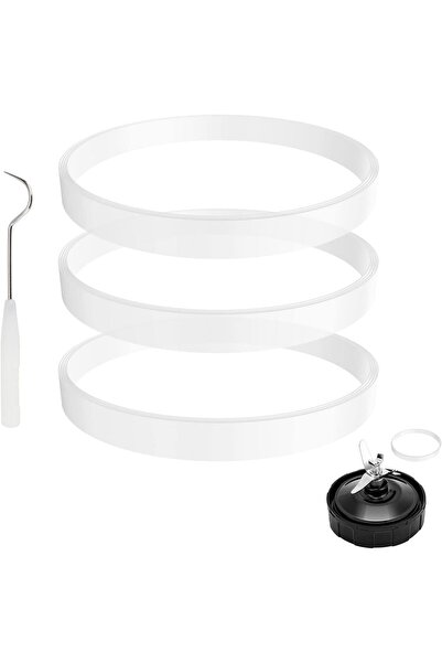 STARSTAR 3-pack of rubber gasket replacements for Nutri Ninja blender white s...