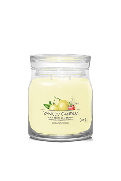 Yankee Candle Κερί Σήμανσης  "Παγωμένη Λεμονάδα Μούρων ", Μεσαίο, 368 γρ.
