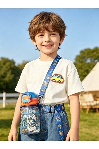 Five Dream House 600ML Monster Truck Kids Water Bottle For School, Sippy Cup ...