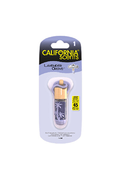 California Scents Κρεμαστό Αρωματικό Αυτοκινήτου με Φιαλίδιο  "Δάσος Λεβάντας...