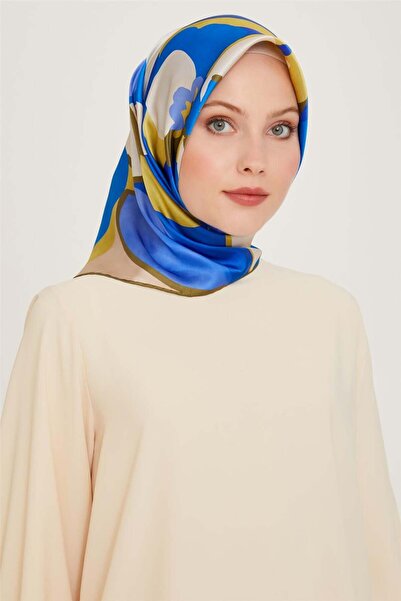 Armine Silk Scarf 2025 Winter - 9200-51 S Cobalt Twill