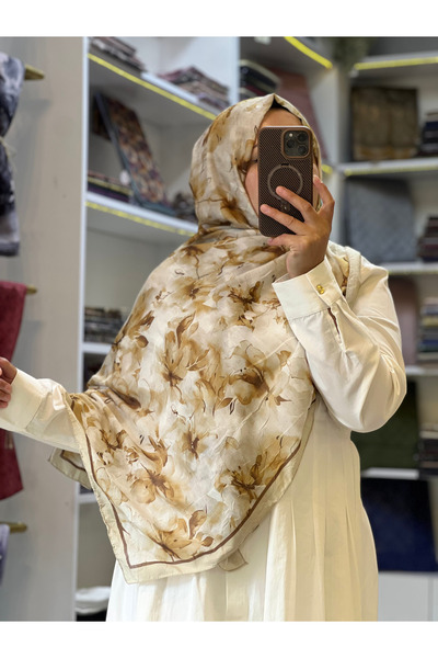 erabel scarfs Desenli Bambu Kraş Şal
