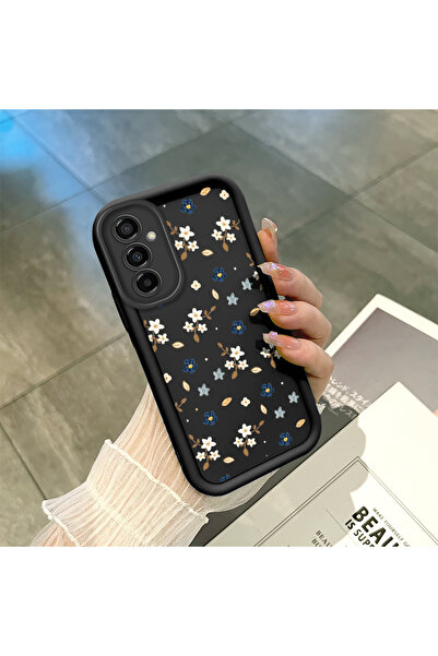 CHICASELUX Samsung Galaxy M13/M23 Uyumlu çiçek desenli mat silikon kılıf, yap...