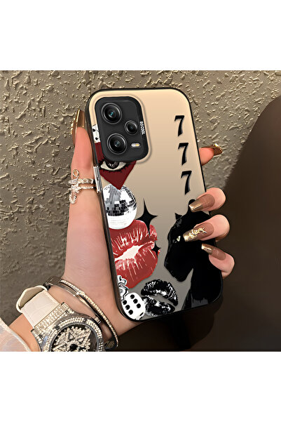 ARTISHELL Redmi Note 12 Pro 5G Uyumlu Siyah Panter Motifli Lens Koruma Telefo...