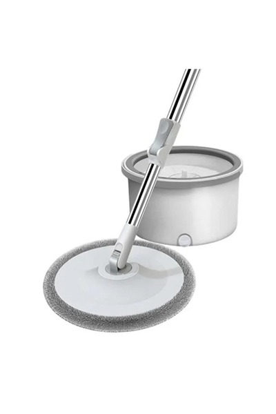 Smart Kitchen 360° Self-Wringing Rotary Mop with Dual Cleaning Bucket and Mic...