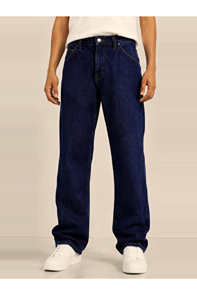 FALCON By Styli Men Loose Fit Mid Rise Jeans