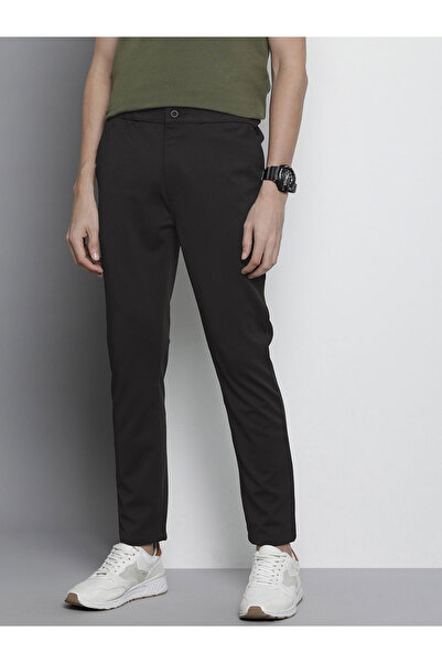 The Indian Garage Co By Styli Men Slim Fit Mid Rise Knitted Pants