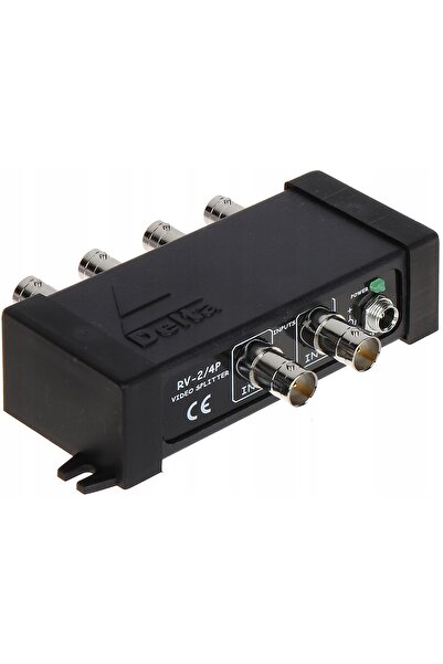 Delta Splitter video activ PAL CVBS 2 intrări 4 ieșiri