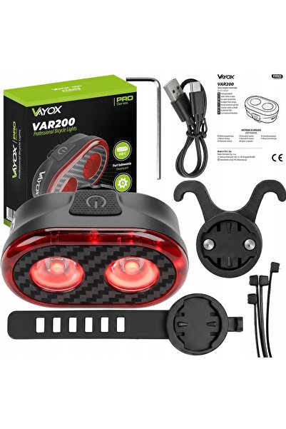 NO BRAND LUMINI DE BICICLETĂ FAȚĂ SPATE, ALIMENTARE BATERIE USB-C, SET 2200lm...