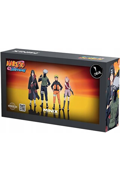 NO BRAND MINIX PACHET DE 4 FIGURINE DE 7 CM - NARUTO SHIPPUDEN
