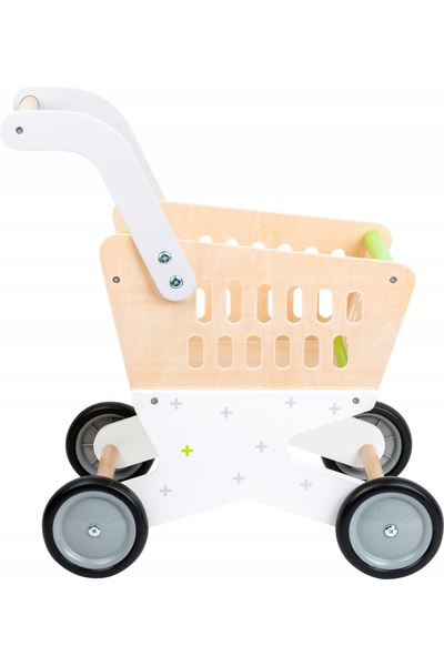 NO BRAND Coș de cumpărături tip cărucior, design compact.