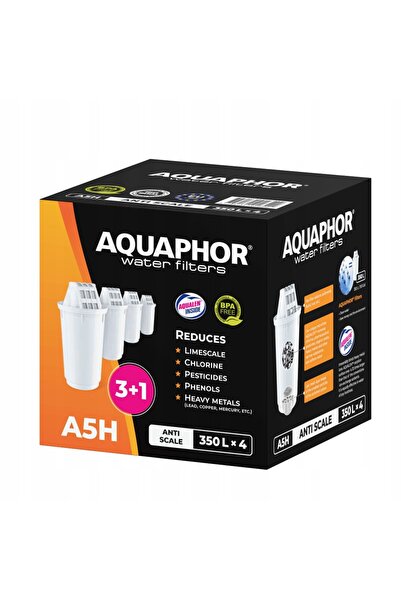 Aquaphor Cartuș filtrant A5H pentru apă dură 4 bucăți