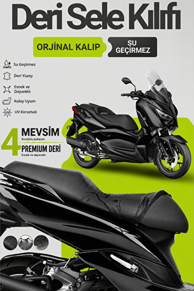 Motobros Motorcycle Seat Cover for Yamaha Xmax Leatherfit Leather Motorcycle ...