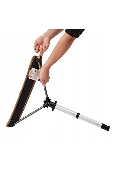 NO BRAND Scaun de camping King Camp cu un singur picior KC2004 Negru
