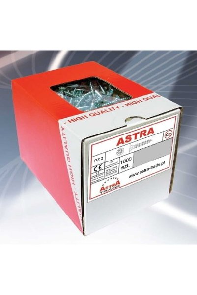 NO BRAND Șurub pentru lemn 3.5x35 ASTRA zincat 1000 buc PZ1