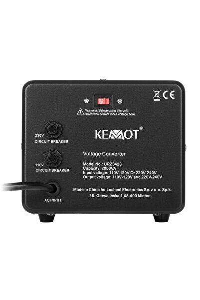 NO BRAND CONVERTOR DE TENSIUNE USA UE 115V AC - 230V AC 110 V - 230 V AC