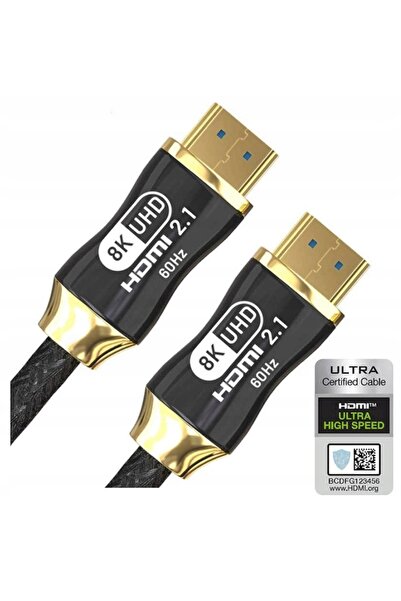 Tradebit Cablu HDMI 2.1 PREMIUM ULTRA High Speed 8K/60HZ 4K/120HZ 5m CERTIFICAT